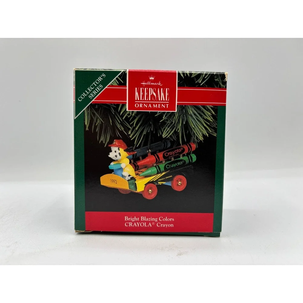 Hallmark Keepsake Ornament 1992 Bright Blazing Colors 4th in Crayola Series